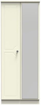 Pembroke Mirrored 2 Door Double Wardrobe