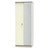 Pembroke Tall Mirrored 2 Door Double Wardrobe