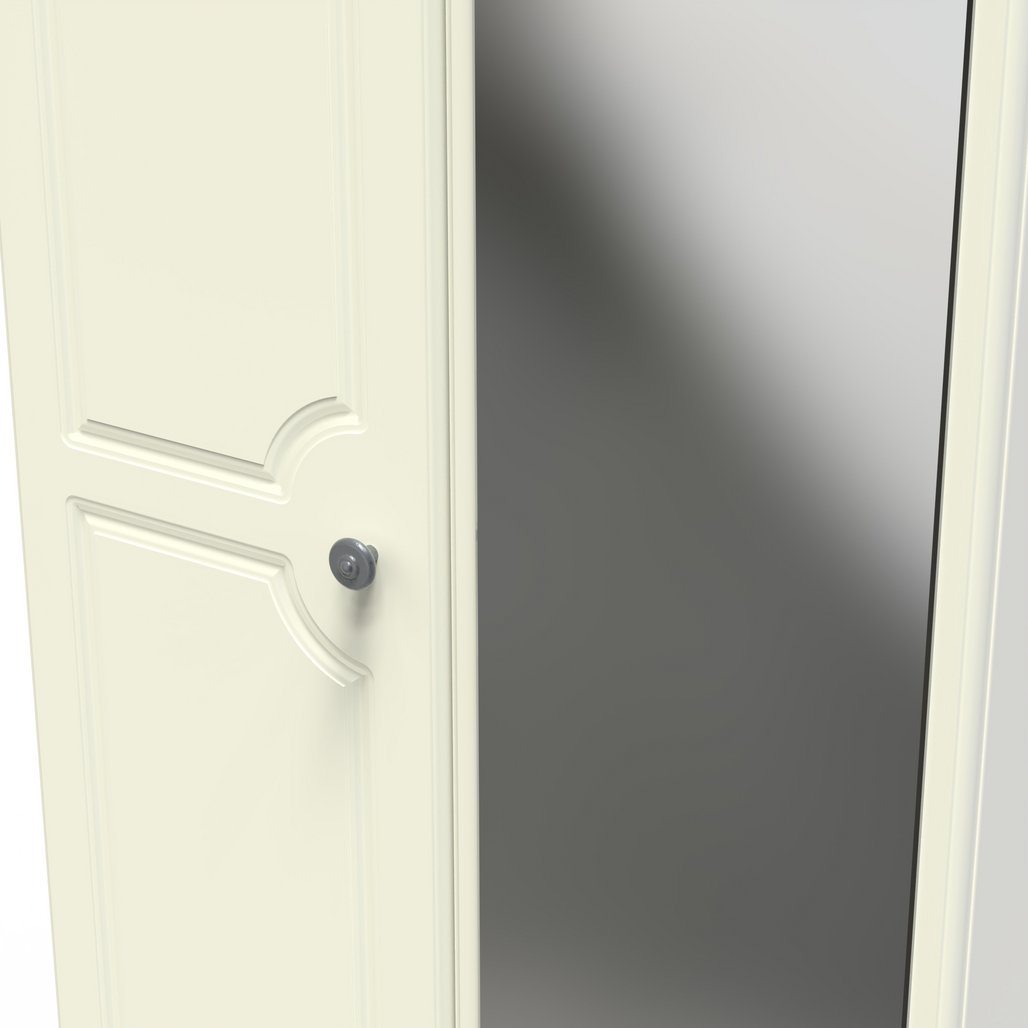 Pembroke Tall Mirrored 2 Door Double Wardrobe