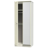 Pembroke Tall Mirrored 2 Door Double Wardrobe