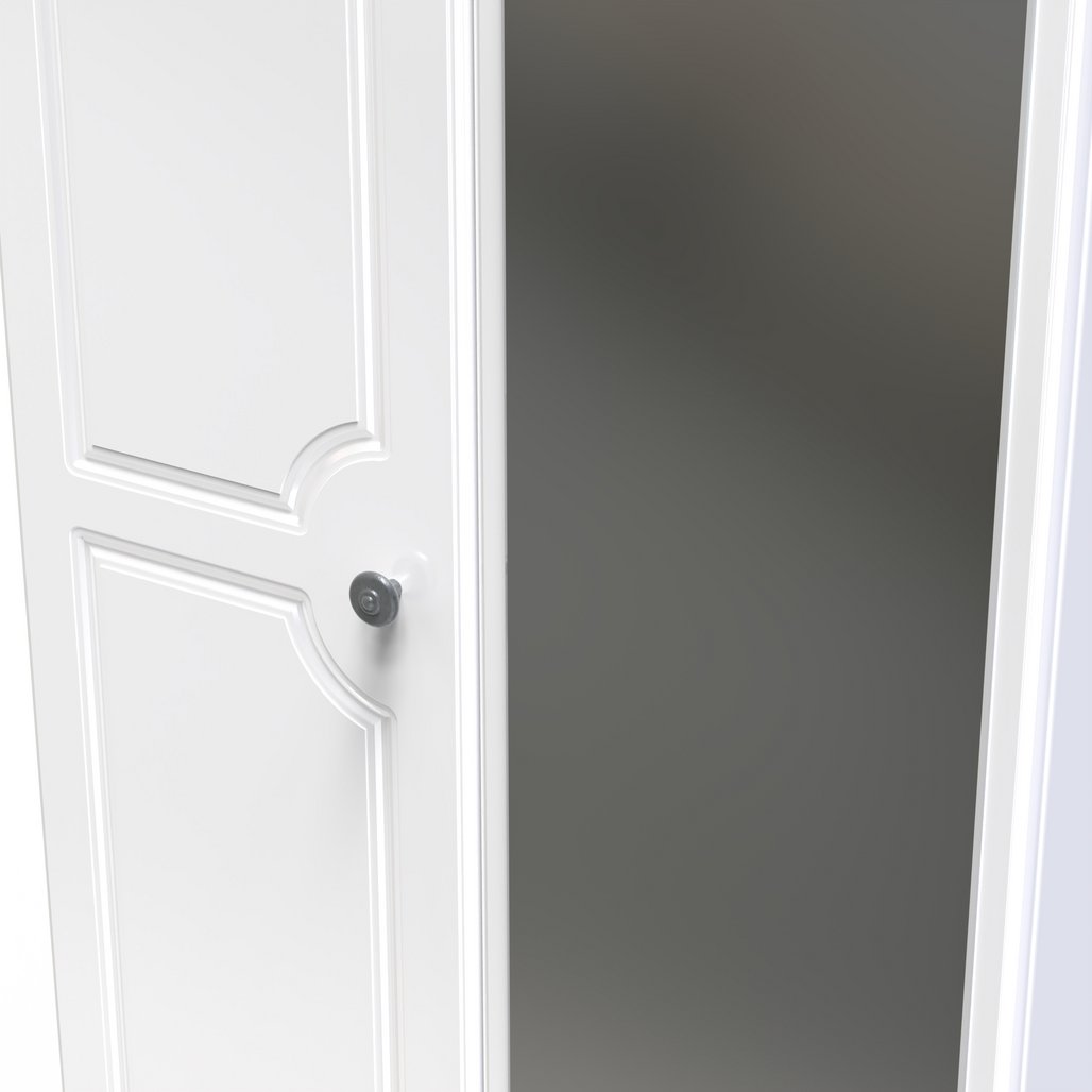 Pembroke Tall Mirrored 2 Door Double Wardrobe