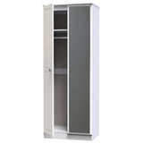 Pembroke Tall Mirrored 2 Door Double Wardrobe