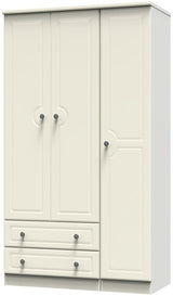 Pembroke 3 Door 2 Drawer Triple Wardrobe