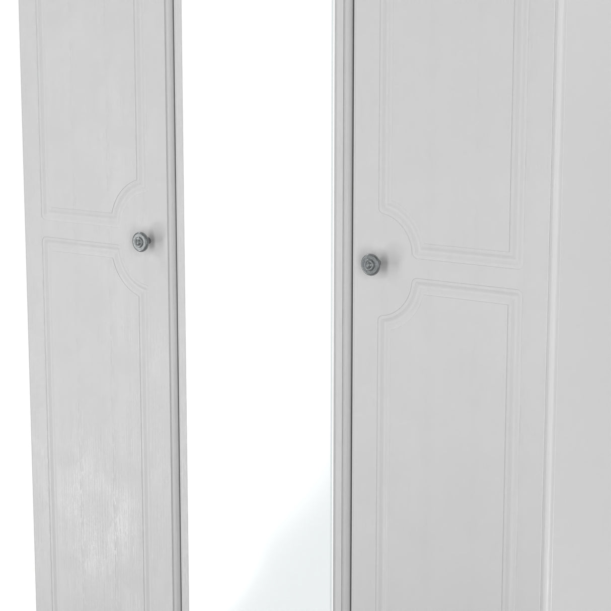 Pembroke Grey Ash 3 Door Mirrored Wardrobe