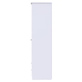 Pembroke 3 Door 2 Drawer Tall Mirrored Triple Wardrobe