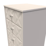 Pixel 5 Drawer Bedside Cabinet with Dark Scandinavian Legs