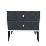 Pixel 2 Drawer Midi Chest with Dark Scandinavian Legs