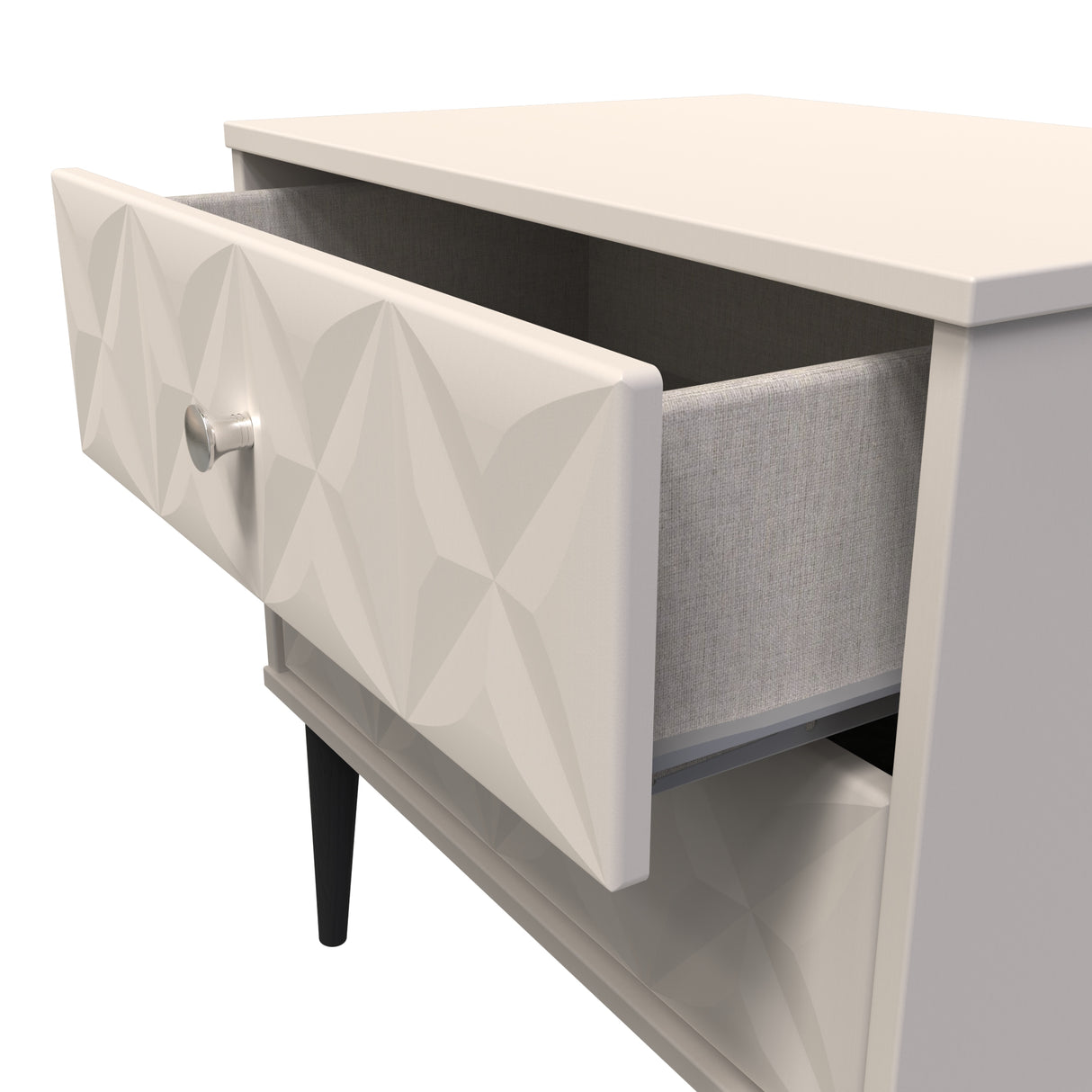 Pixel 2 Drawer Midi Chest with Dark Scandinavian Legs