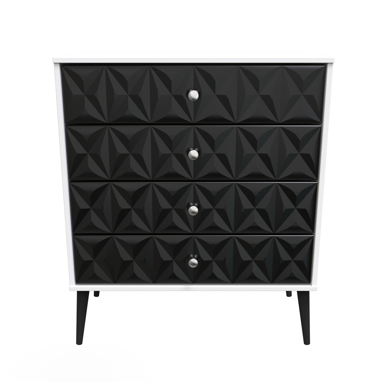 Pixel 4 Drawer Chest with Dark Scandinavian Legs