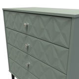 Pixel 4 Drawer Chest with Dark Scandinavian Legs