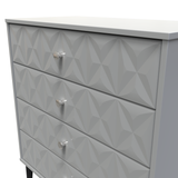 Pixel 4 Drawer Chest with Dark Scandinavian Legs