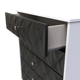 Pixel 5 Drawer Chest with Dark Scandinavian Legs