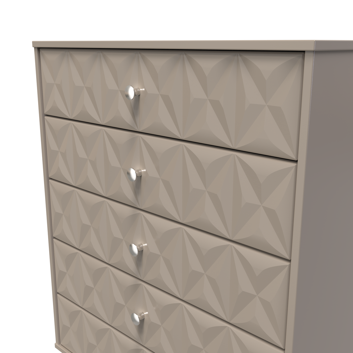 Pixel 5 Drawer Chest with Dark Scandinavian Legs