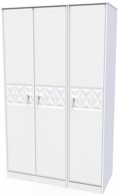 Pixel 3 Door Triple Wardrobe