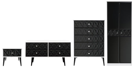 Pixel 4 Piece Bedroom Set