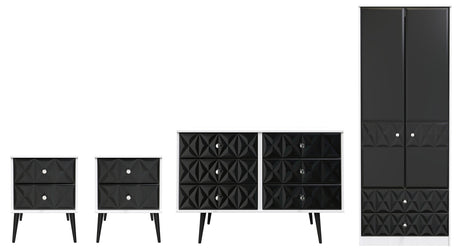 Pixel 4 Piece Bedroom Set