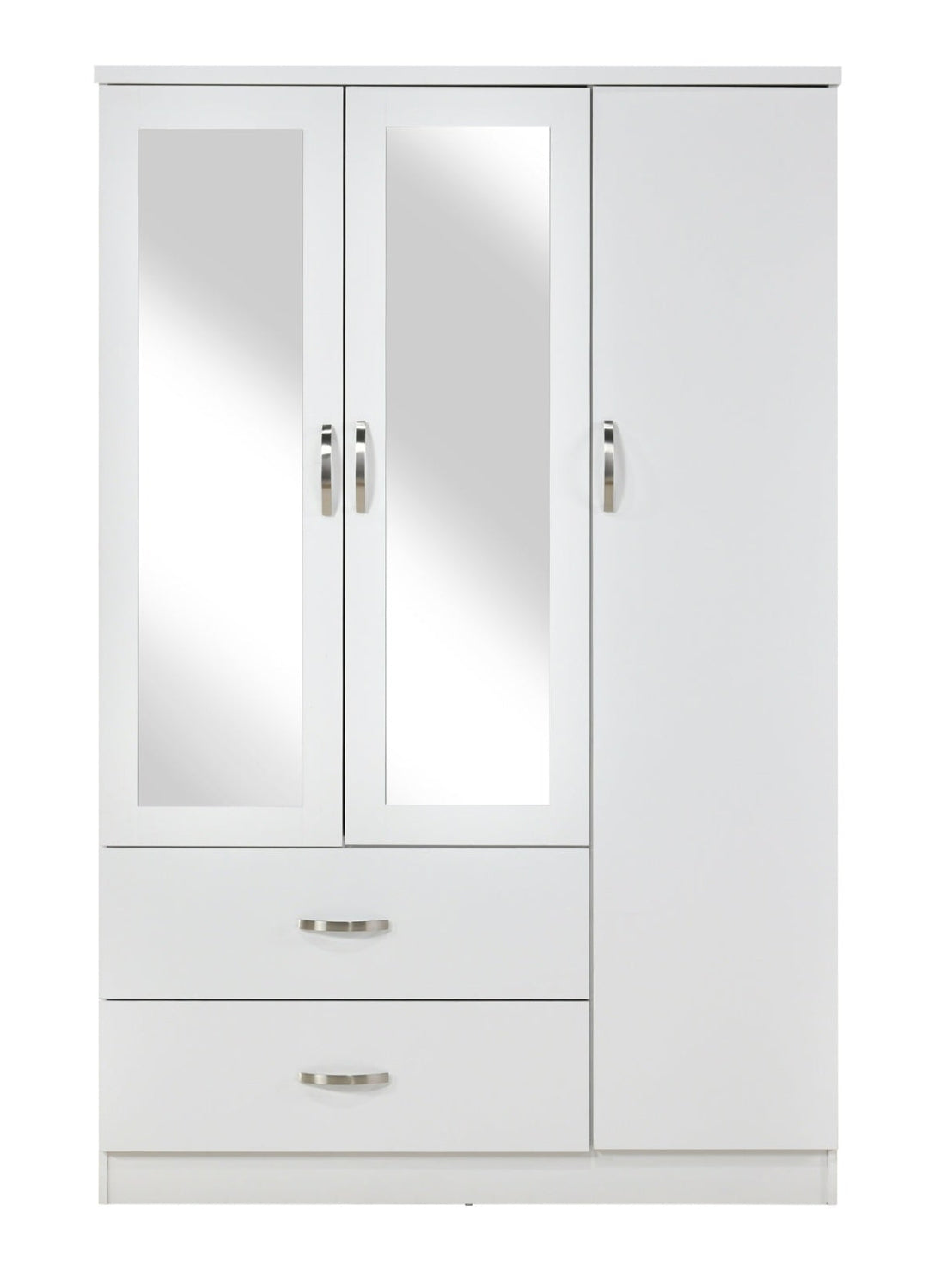 Paddington 3 Door Wardrobe & 7 Drawer Chest 4 Piece Bedroom Set