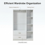 Paddington 3 Door 2 Drawer Mirrored Wardrobe