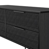 Harlequin 4 Drawer Bed Box with Black Hairpin Legs