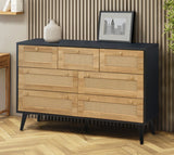 Manila Rattan 7 Drawer Chest