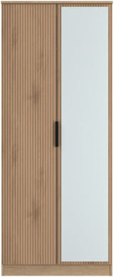 Java Mirrored 2 Door Double Wardrobe