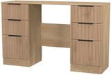 Java 6 Drawer Double Pedestal Desk