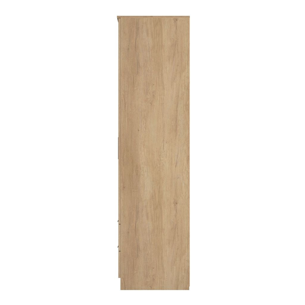 Java Tall 2 Drawer 2 Door Double Wardrobe