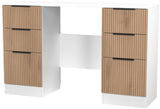 Java 6 Drawer Double Pedestal Desk