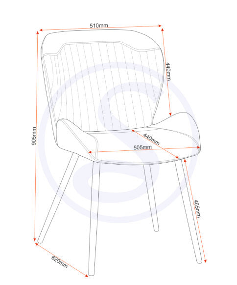 Quebec Straight Edge Dining Table Set with 4 Chairs