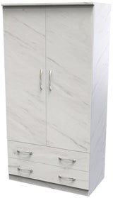 Avon Wide 2 Door 2 Drawer Double Wardrobe