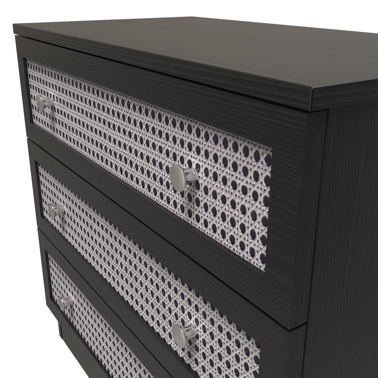 Rattan 3 Drawer Chest