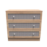 Rattan 3 Drawer Chest