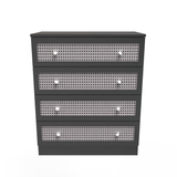 Rattan 4 Drawer Chest