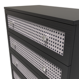 Rattan 5 Drawer Chest