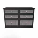 Rattan 6 Drawer Chest