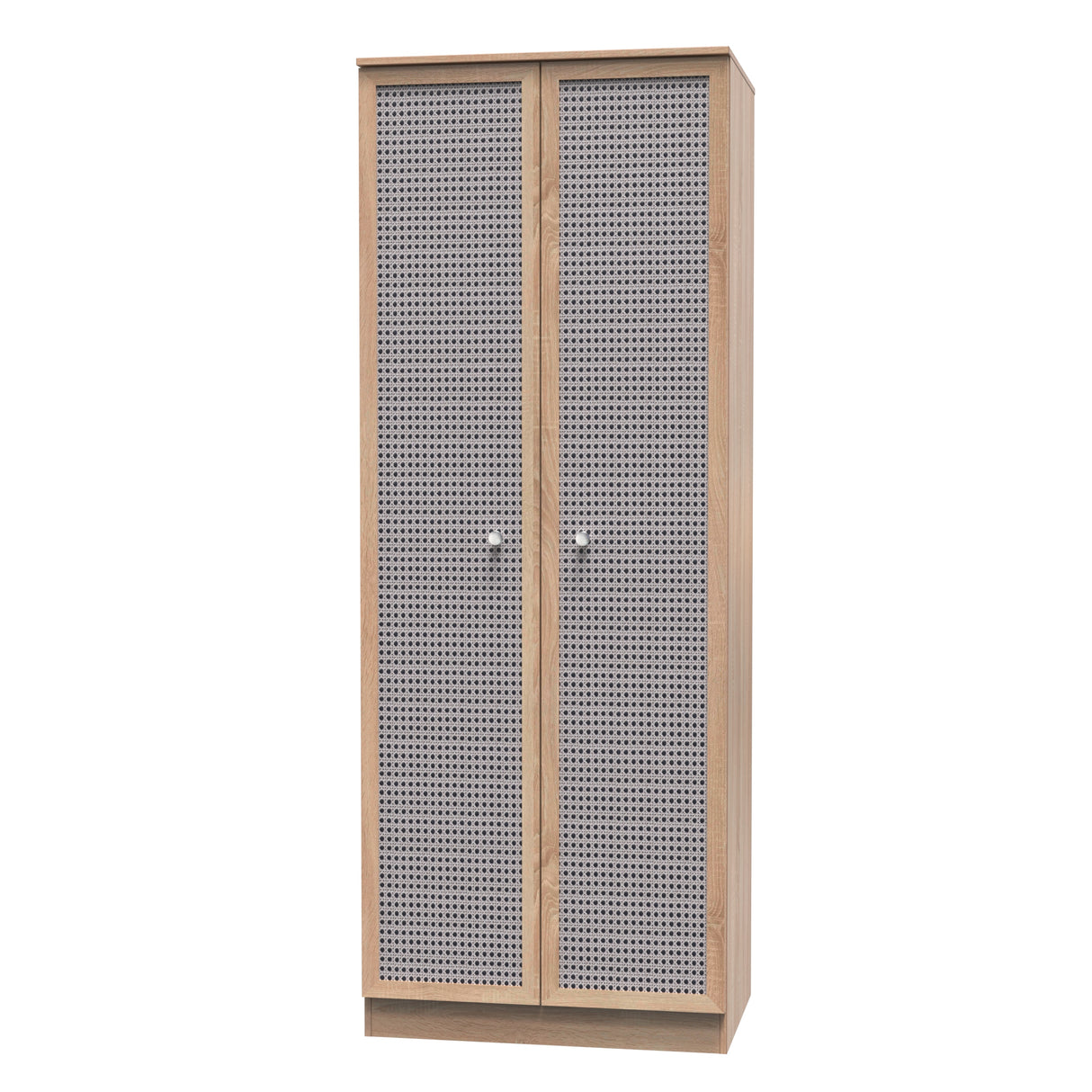 Rattan 2 Door Wardrobe