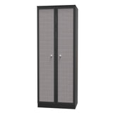 Rattan 2 Door Wardrobe