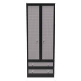 Rattan 2 Door 2 Drawer Wardrobe