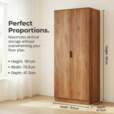 Richmond 2 Door Double Wardrobe