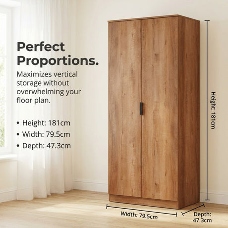 Richmond 2 Door Double Wardrobe