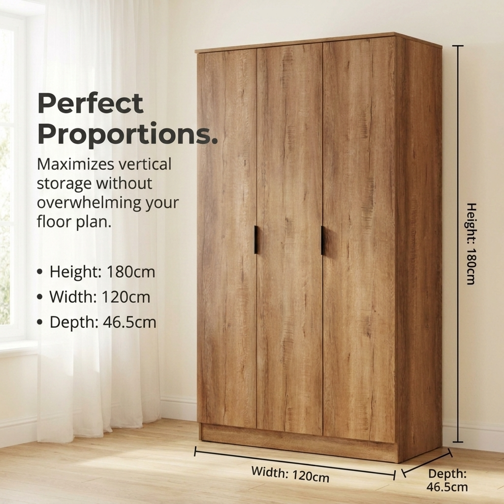 Richmond 3 Door Triple Wardrobe