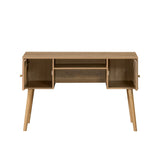 Manila 2 Door Rattan Compact Storage Desk