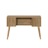 Manila 2 Door Rattan Compact Storage Desk