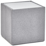Rohe Glass Top Fabric Lamp Table