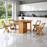 Santos Butterfly Folding Space Saving Dining Set