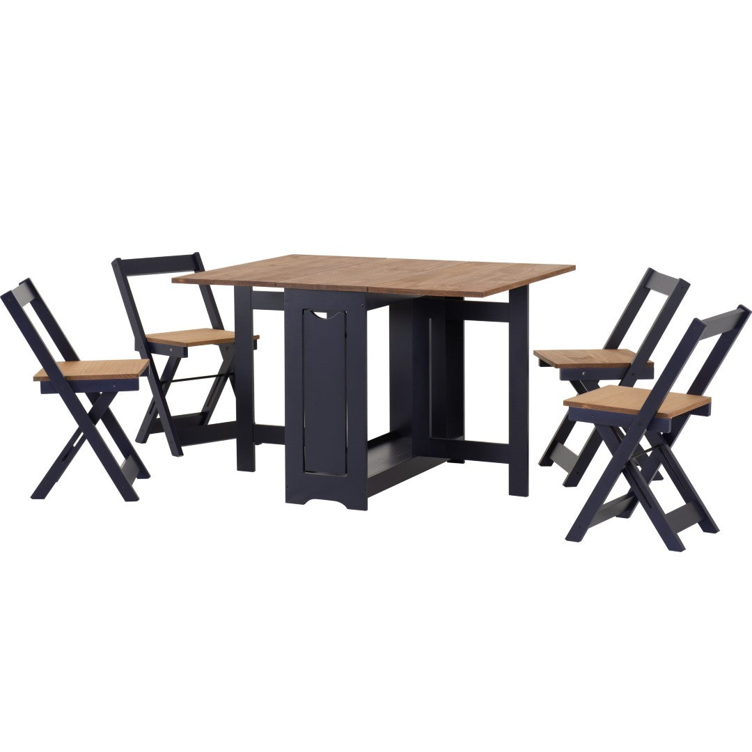 Santos Butterfly Folding Space Saving Dining Set