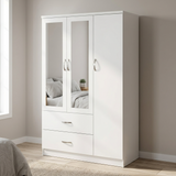 Paddington 3 Door Wardrobe & 7 Drawer Chest 4 Piece Bedroom Set