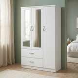 Paddington 3 Door Wardrobe & 3+2 Drawer Chest 3 Piece Bedroom Set