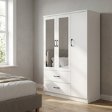 Paddington 3 Door Wardrobe & 7 Drawer Chest 3 Piece Bedroom Set