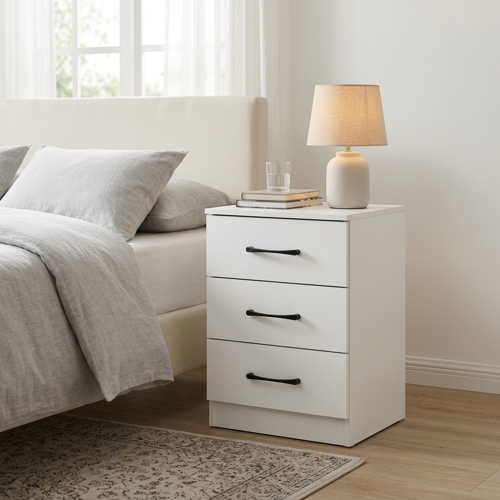 Paddington 4 Door Wardrobe & 3+2 Drawer Chest 4 Piece Bedroom Set